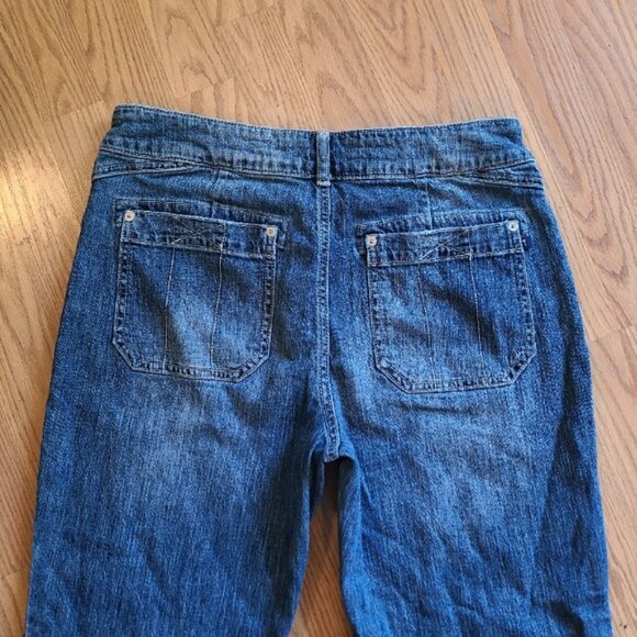 ANTHROPOLOGIE PILCRO THE WANDERER DENIM CARGO UTILITY PANTS sz 29 Petite - Picture 5 of 8